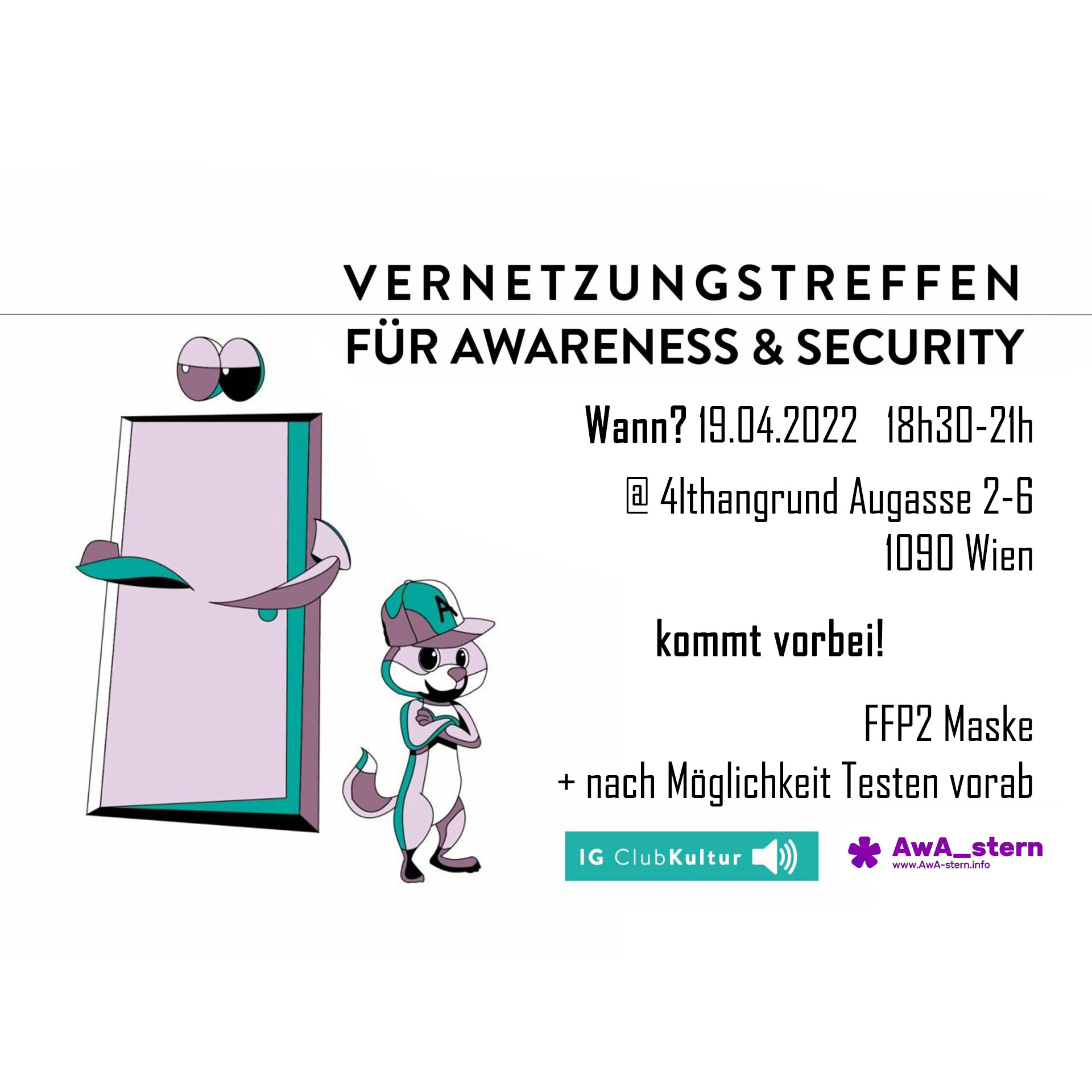 3. Vernetzungstreffen für Awareness und Security Arbeiter_innen – in Wien