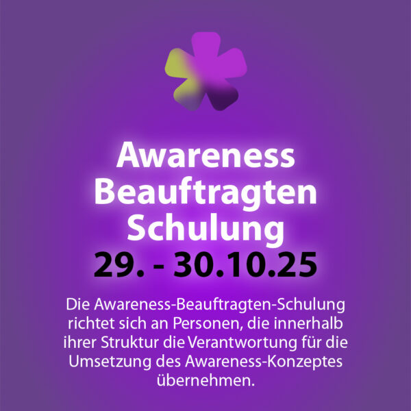 Schulung für Awareness-Beauftragte