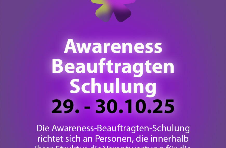 Training for Awareness responsible person
