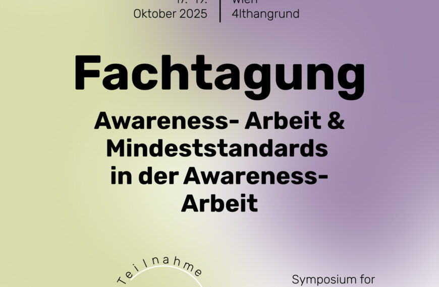 17. – 19.10.25 Symposium: Awareness work & minimum standards in awareness work