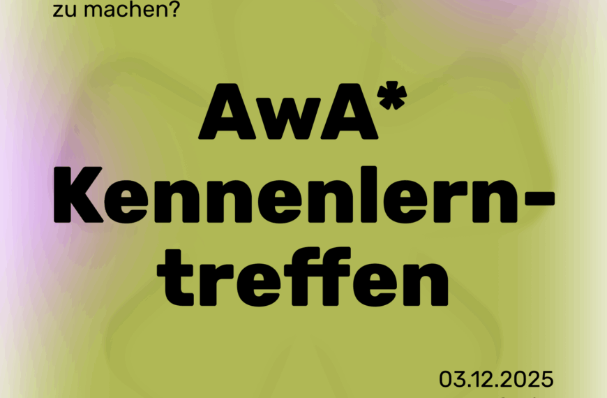 awa stern kennenlern treffen cover bild